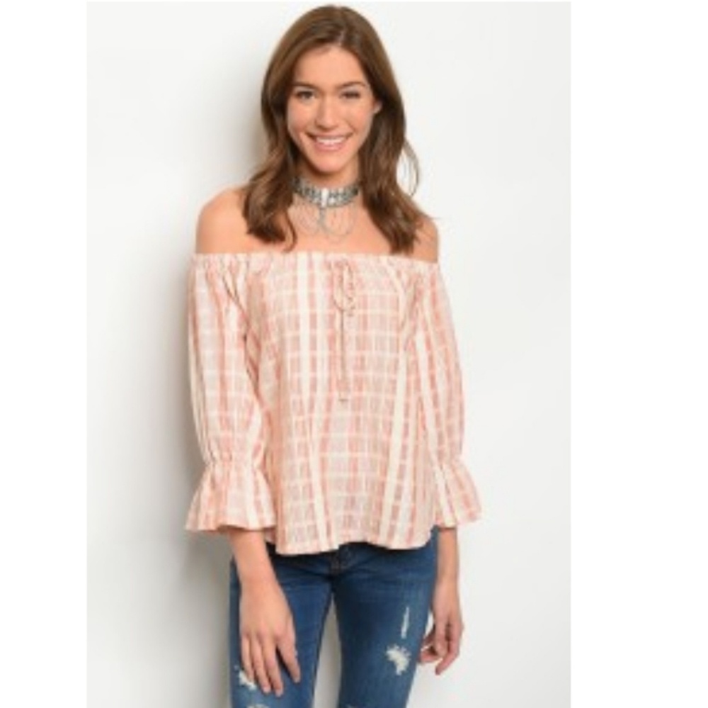 🩷 Gorgeous Boho Off The Shouler Top - Picture 1 of 8